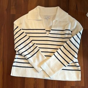 LAKE striped sweater